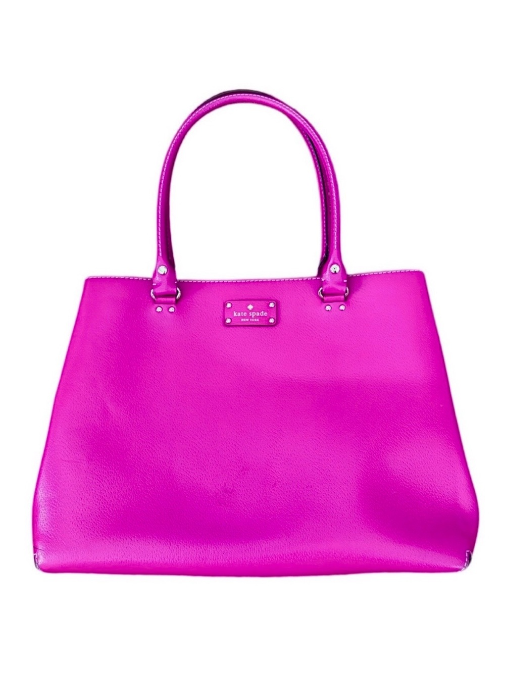 Kate Spade New York Large Double Handle Leather Tote Bag